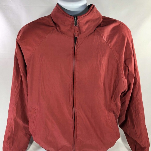 MUNSINGWEAR REVERSIBLE JACKET LARGE FLEECE FULL ZIP MOCK NECK LONG SLEEVE COAT - Picture 2 of 16